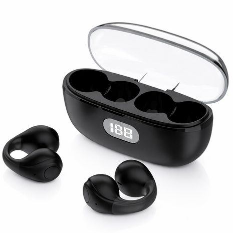 Wireless Bluetooth Earphones 10mm Drivers Plastic Noise Cancelling Touch Control
