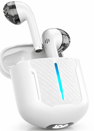 Sport Wireless Game Pro Earphones with Microphone, USB-C Charging Case, 15 m Range, 15 Hour Total Battery, Sculpted Ergonomic Earpieces