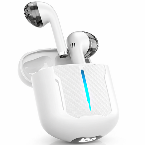 Sport Wireless Game Pro Earphones with Microphone, USB-C Charging Case, 15 m Range, 15 Hour Total Battery, Sculpted Ergonomic Earpieces