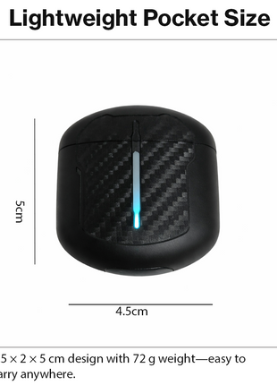 Sport Wireless Game Pro Earphones with Microphone, USB-C Charging Case, 15 m Range, 15 Hour Total Battery, Sculpted Ergonomic Earpieces