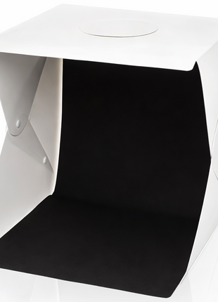 Foldable LED Light Box Studio Kit with USB Power, Dual Backgrounds, Shadow-Free Product Photography Tent