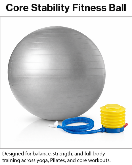Anti-Burst Gym Body Ball  Non-Slip Exercise Ball for Yoga Pilates Core Balance Stability Training Home Workouts