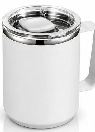 Stainless Steel Insulated Coffee Mug with Handle