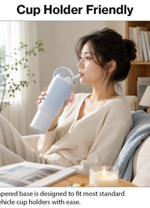 900ml Vacuum Insulated Stainless Steel Travel Tumbler