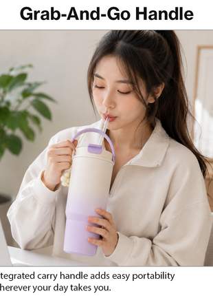 900ml Vacuum Insulated Stainless Steel Travel Tumbler