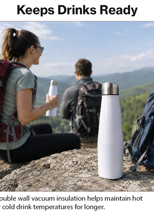 532ml Insulated Stainless Steel Water Bottle Leakproof Flask