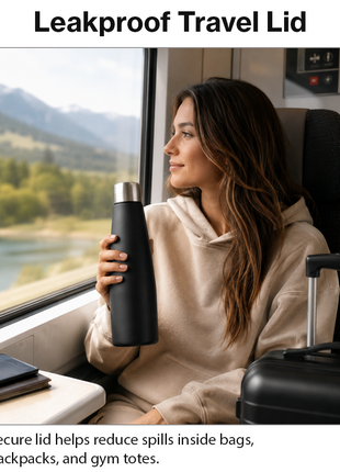 532ml Insulated Stainless Steel Water Bottle Leakproof Flask