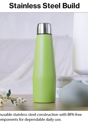 532ml Insulated Stainless Steel Water Bottle Leakproof Flask