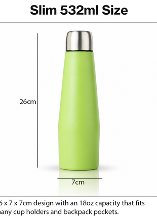 532ml Insulated Stainless Steel Water Bottle Leakproof Flask