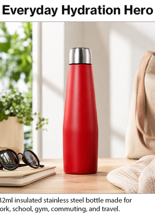 532ml Insulated Stainless Steel Water Bottle Leakproof Flask
