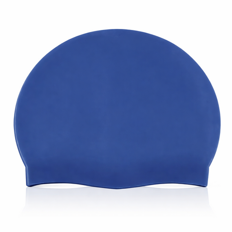 Silicone Swimming Cap Size 22×19 cm – Waterproof High Elasticity Navy