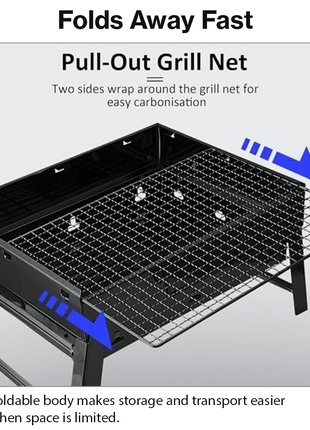 Mini Foldable Portable Barbecue Grill,Picnic & Camping BBQ