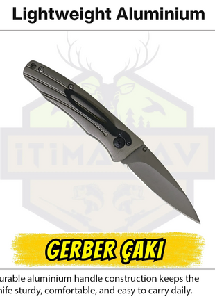 Folding Pocket Knife Compact Manual Open Utility Knife Black Handle 16 cm Lightweight EDC