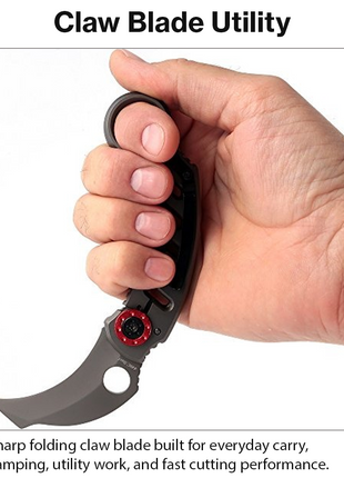 Folding Knife 440C Steel Pocket Claw Knife for EDC