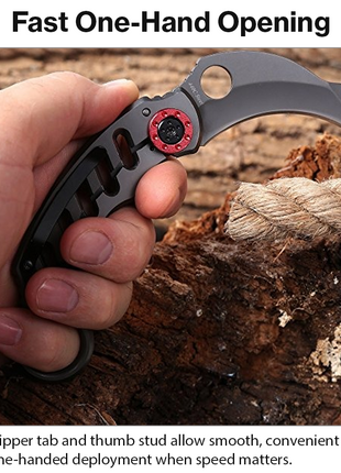 Folding Knife 440C Steel Pocket Claw Knife for EDC