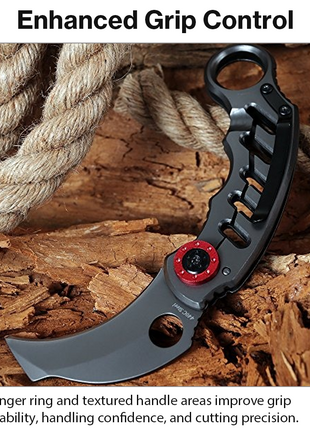 Folding Knife 440C Steel Pocket Claw Knife for EDC
