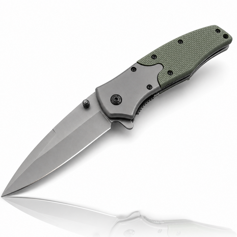 Flash Tanto Folding Pocket Knife with Aluminium and ABS Handle, Stainless Steel Blade