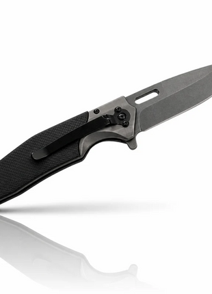 EDC Folding Pocket Knife Stainless Steel Blade Textured Handle 22.9 cm Overall Length