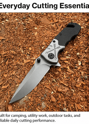 Small Folding Knife 16 cm 9Cr18MoV Steel Blade