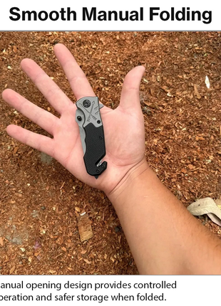 Small Folding Knife 16 cm 9Cr18MoV Steel Blade