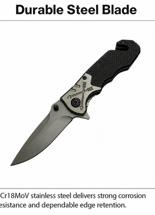 Small Folding Knife 16 cm 9Cr18MoV Steel Blade