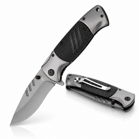 Spring Assisted Folding Pocket Knife with 440 Stainless Steel