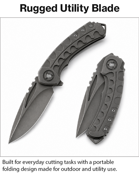 Stainless Steel Folding Knife with Liner Lock