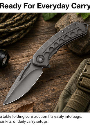 Stainless Steel Folding Knife with Liner Lock