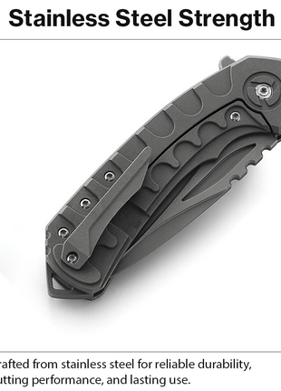 Stainless Steel Folding Knife with Liner Lock