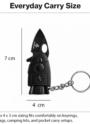 Keychain Folding Knife Stainless Steel Mini EDC Utility Tool