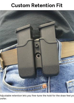Double Magazine Holster Polymer Airsoft Pouch