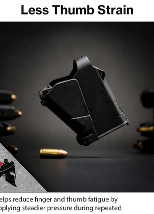 Universal 9mm–.45 ACP Magazine Speed Loader & Unloader ABS Compact 7×3.5×8 cm Lightweight 70 g Handheld Tool
