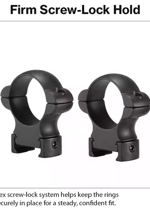 30mm Scope Mount Rings for Weaver Rails – High-Strength