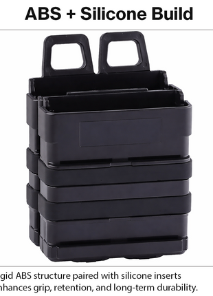 Quick-Draw MOLLE Magazine Pouch 2-Pack ABS Silicone