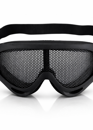 Tactical Mesh Safety Goggles for Outdoor Field Use, ABS Plastic Frame, Sponge-Lined Eye Protection,