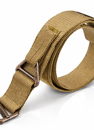 Adjustable Nylon Tactical Belt with Metal Buckle & V-Ring Utility Belt