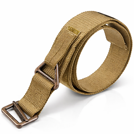 Adjustable Nylon Tactical Belt with Metal Buckle & V-Ring Utility Belt