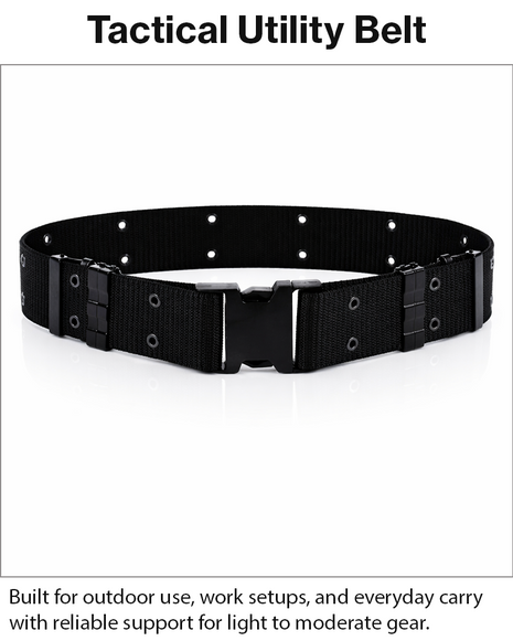 Tactical Waist Belt Plastic Buckle Adjustable
