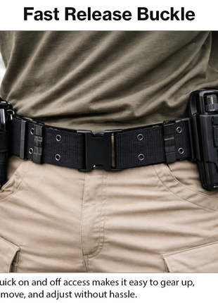 Tactical Waist Belt Plastic Buckle Adjustable