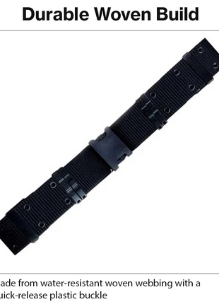 Tactical Waist Belt Plastic Buckle Adjustable