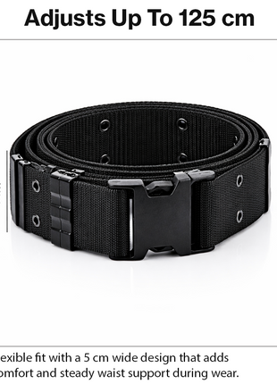 Tactical Waist Belt Plastic Buckle Adjustable