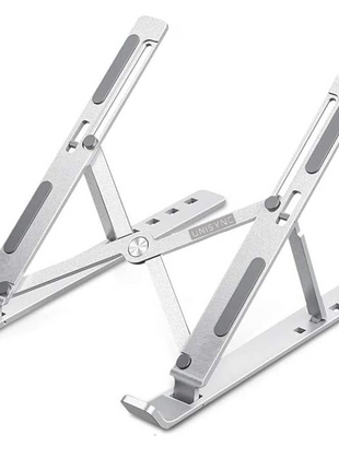 UNISYNC Portable Adjustable Laptop Stand – Aluminum Alloy Folding Computer Stand