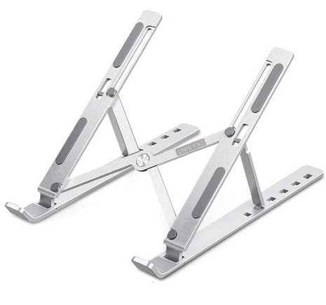 UNISYNC Portable Adjustable Laptop Stand – Aluminum Alloy Folding Computer Stand