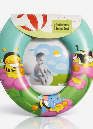 Toddler Potty Training Seat with Handles –  Flower Animal Design