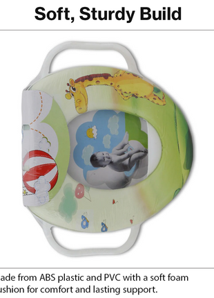 Toddler Potty Training Seat with Handles – Giraffe Design