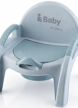 Potty Training Chair – Ergonomic Toddler Toilet Seat with Removable Bowl – Blue