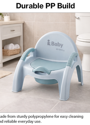 Potty Training Chair – Ergonomic Toddler Toilet Seat with Removable Bowl – Blue