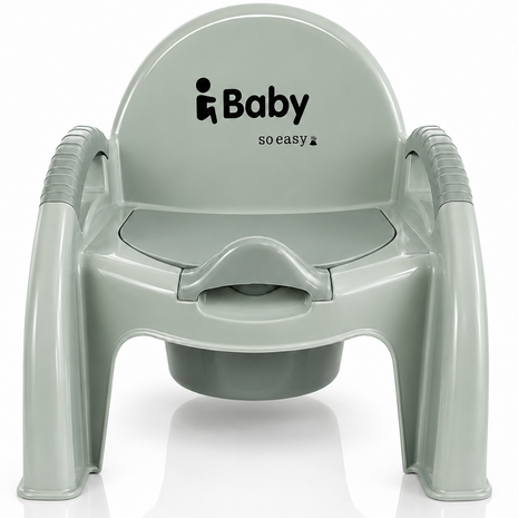 Potty Training Chair – Ergonomic Toddler Toilet Seat with Removable Bowl – Green