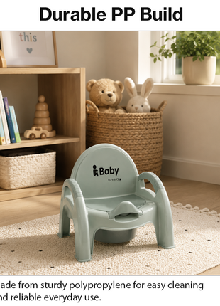 Potty Training Chair – Ergonomic Toddler Toilet Seat with Removable Bowl – Green