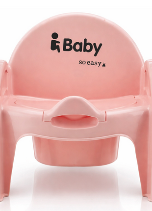 Potty Training Chair – Ergonomic Toddler Toilet Seat with Removable Bowl – Pink